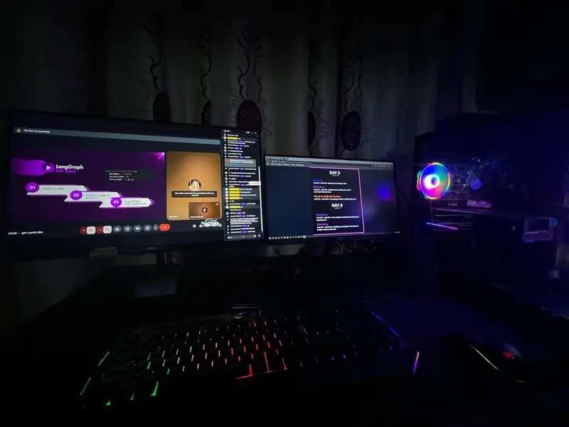 Dual monitor setup